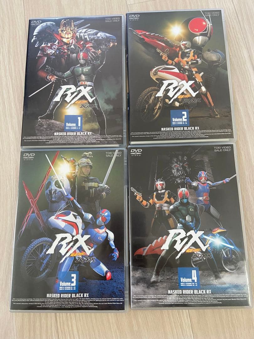 仮面ライダーBLACKRX DVD4巻