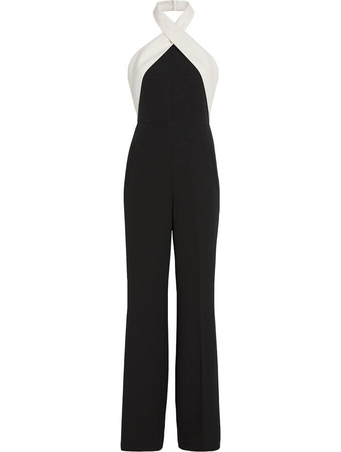 Roland Mouret オールインワン ジャンプスーツ 黒白 UK4 未使用