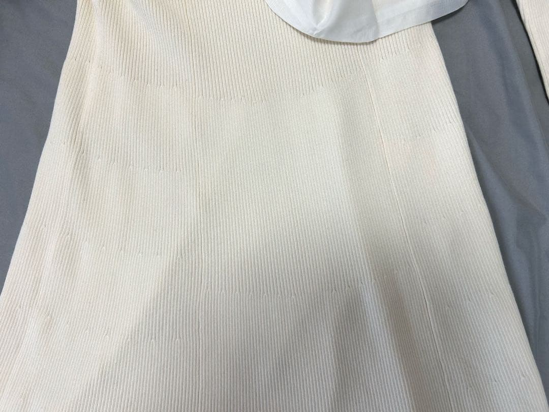 葵✳︎JILLSTUART ジルスチュアート　ニットワンピース　フリル　白