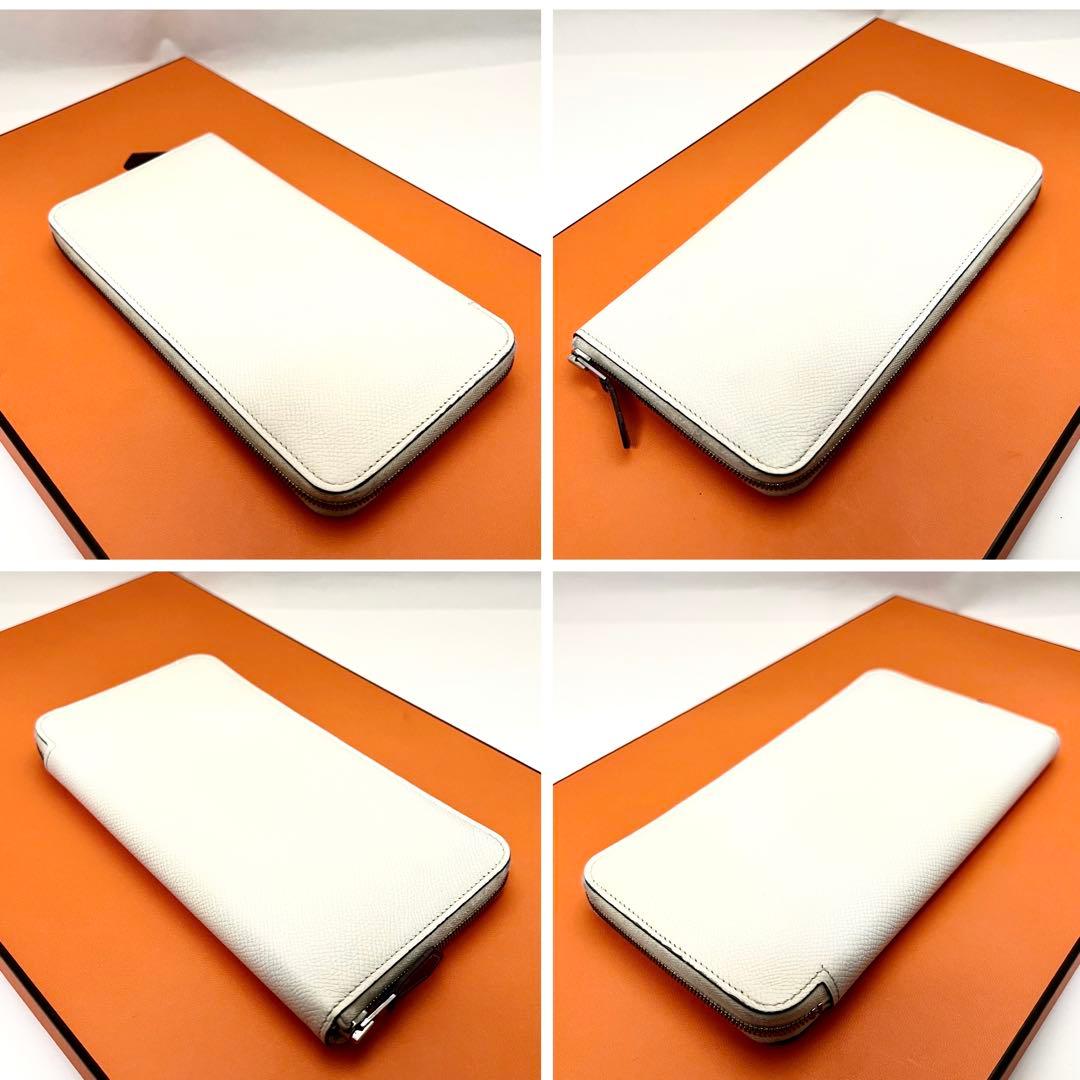 近年モデルZ刻印2021年製HERMESエルメスアザップシルクイン クレ長財布