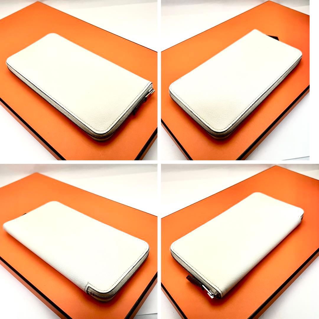 近年モデルZ刻印2021年製HERMESエルメスアザップシルクイン クレ長財布