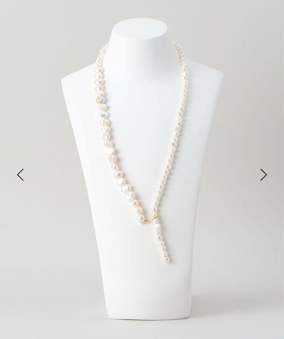 【週末Sale中】PREEK プリーク バロックパール ラリエット ネックレス