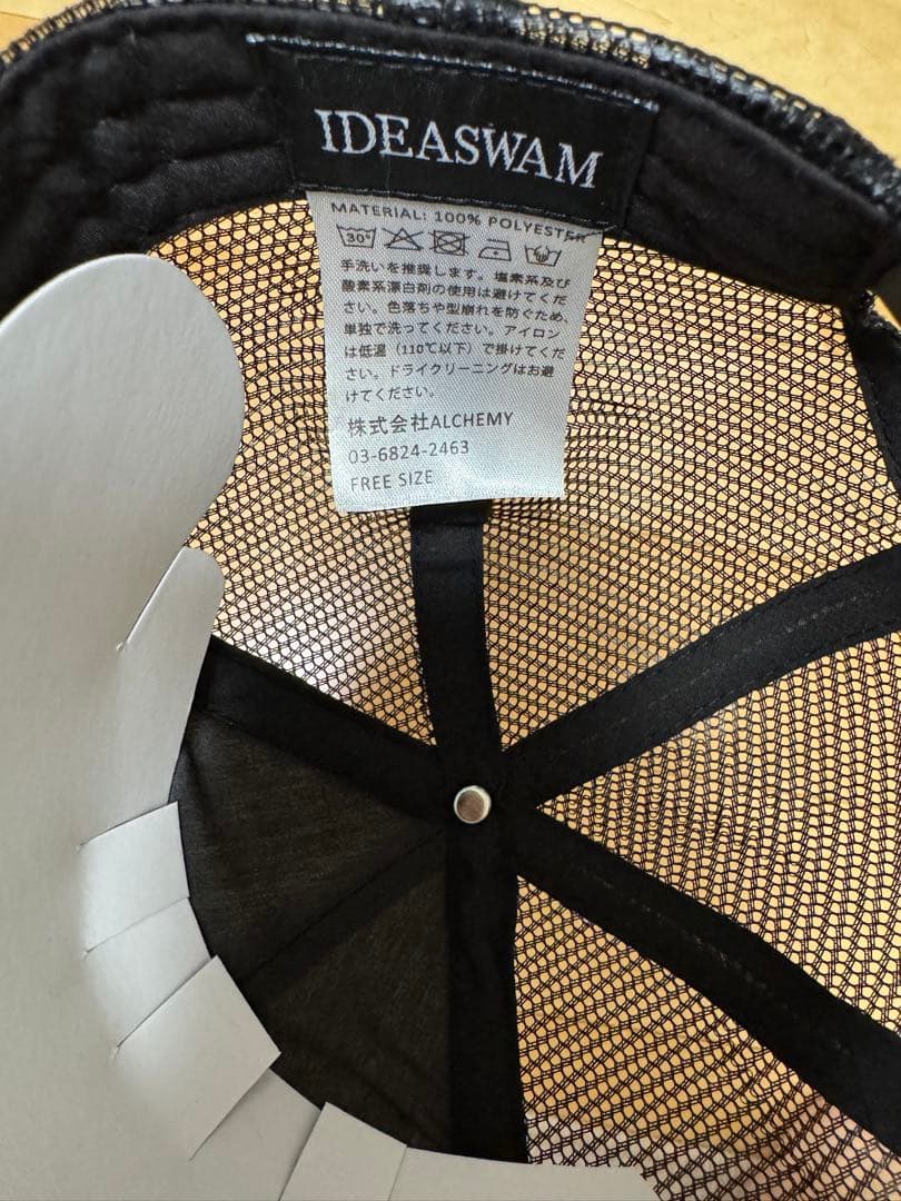 ideaswam イデアスワム メッシュキャップ BLACK ブラック た
