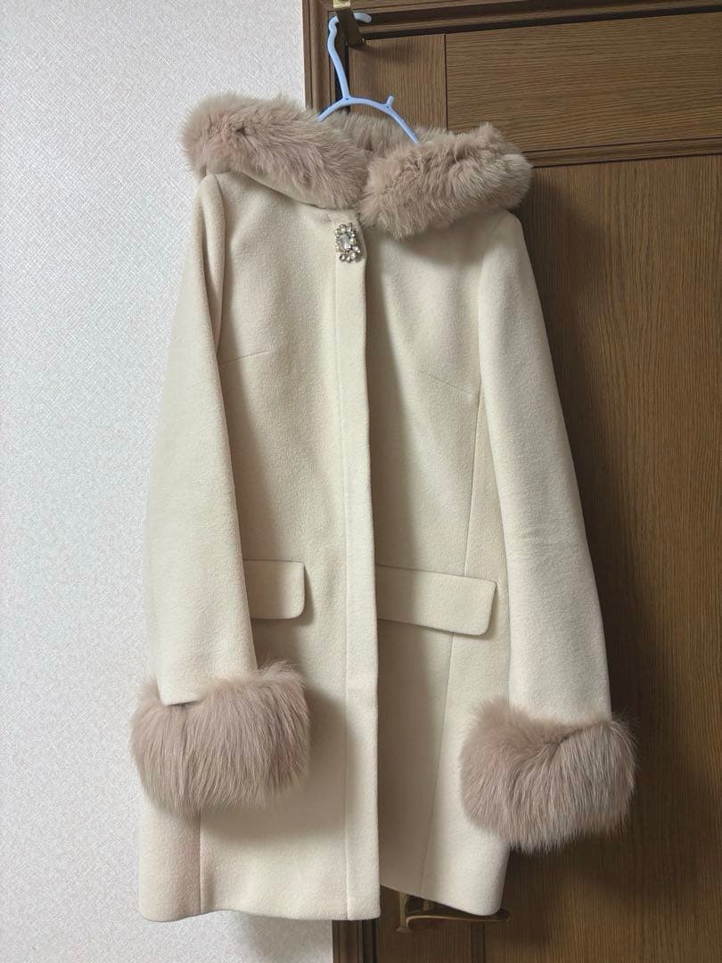 アプワイザーリッシェ 5way コート　美品　オフホワイト