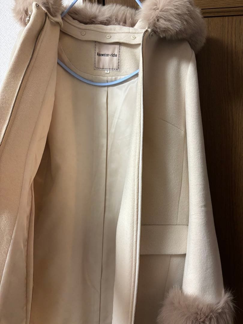 アプワイザーリッシェ 5way コート　美品　オフホワイト