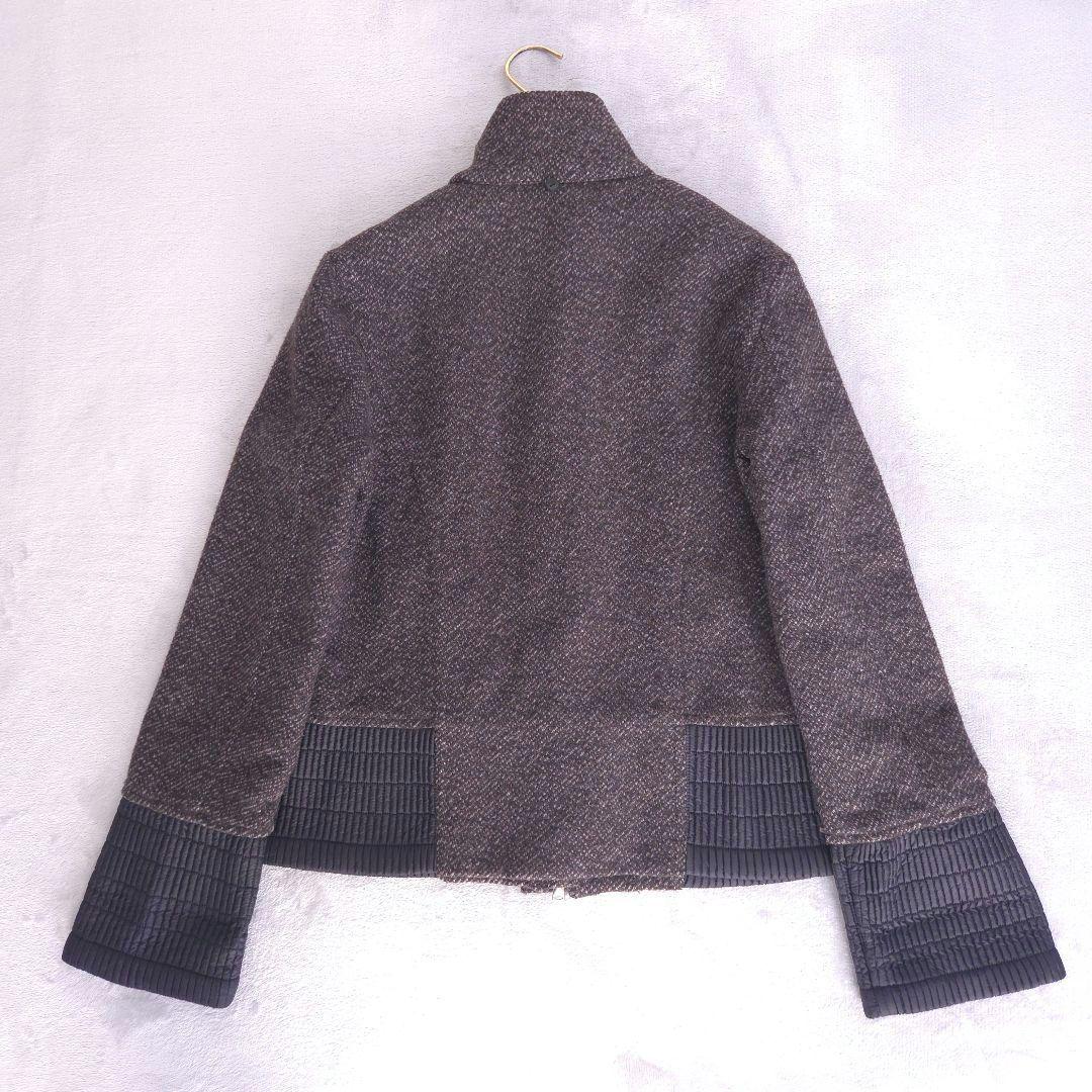 美品 マックスマーラ ウールコート XL ファーフード 切り替え 大きいサイズ