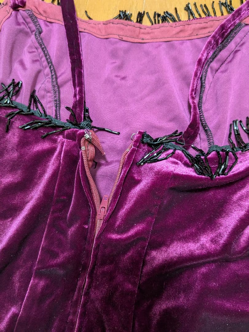 【お値下げ】アルゼンチンタンゴドレス　ベロアセットアップローズピンク