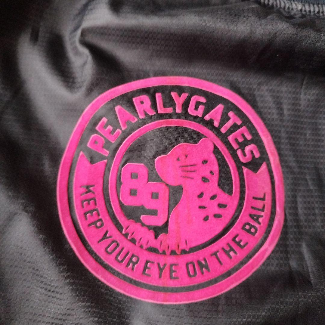 美品✨パーリーゲイツ ツインスニード 2点セット ブランドロゴ 黒 紺 0/S