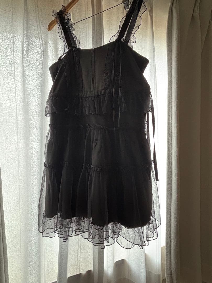 松本かれんちゃん着用　merry Jenny チュールドロストキャミワンピース