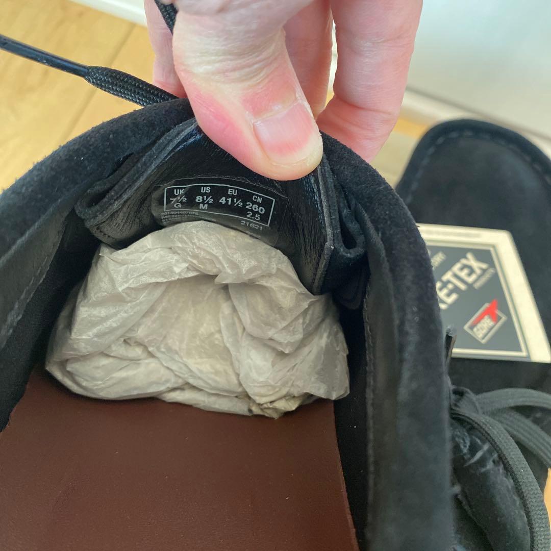 ★大人気★クラークスワラビー【GORETEX】黒　26.5cm