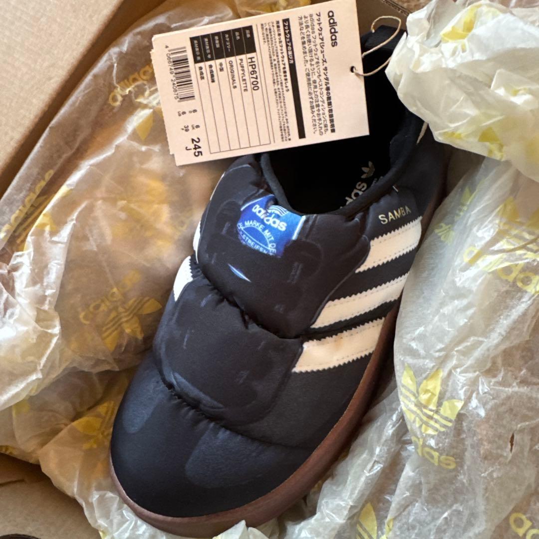 新品未使用 adidas パフィレッタ サンバ スニーカー