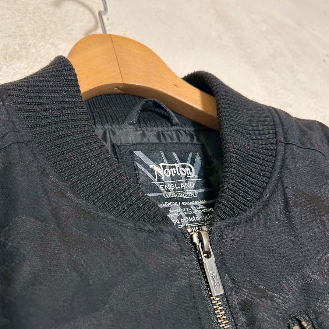 Norton ノートン MA-1 3L XXL ジャケット カモフラ バック刺繍