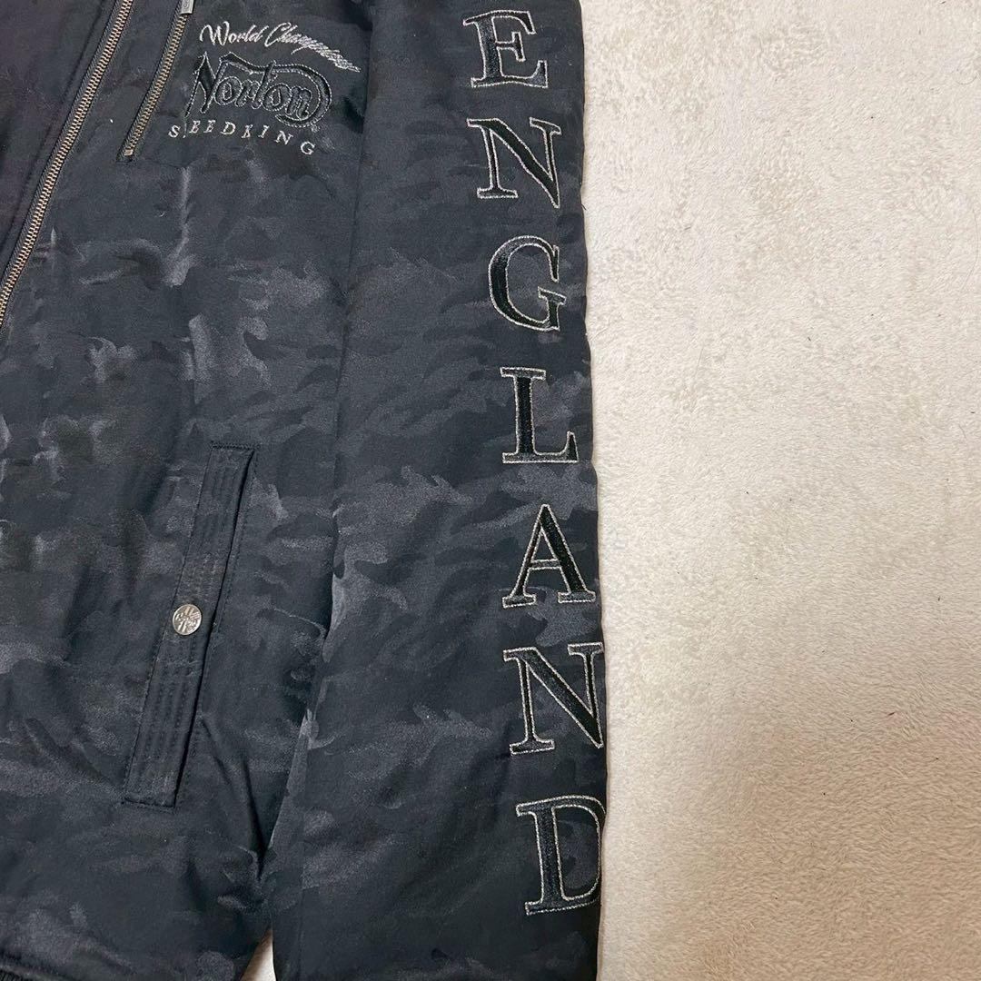 Norton ノートン MA-1 3L XXL ジャケット カモフラ バック刺繍