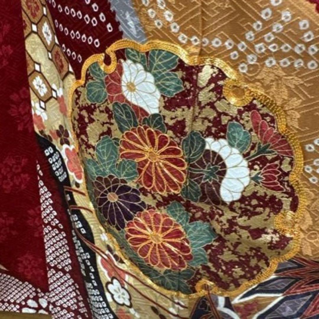 人気の赤古典♡可愛らしい鞠模様♡振袖フルセット　成人式前撮り謝恩会