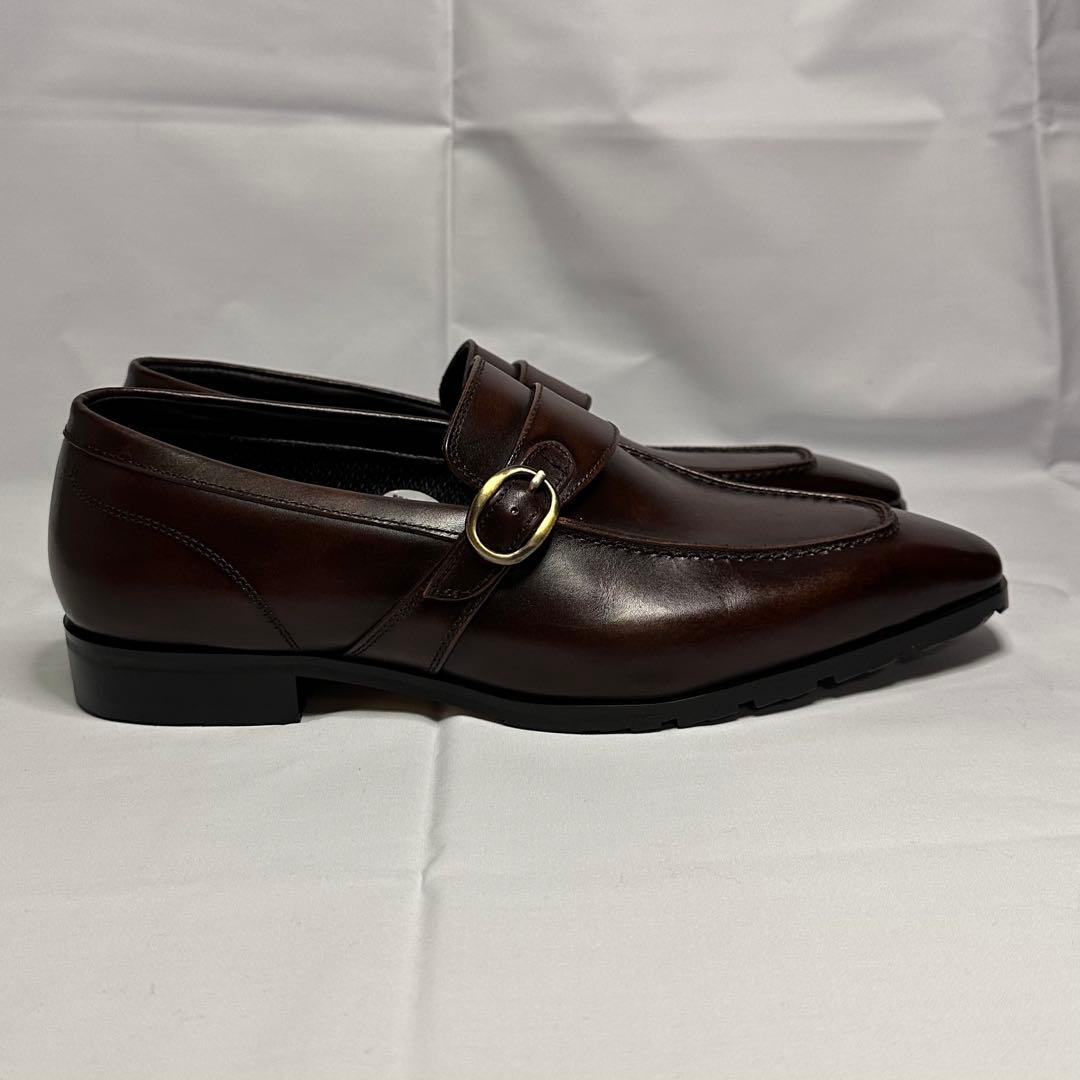 未使用☆定価3.3万円☆マドラス☆ローファー☆ブラウン☆本革☆26cm☆171