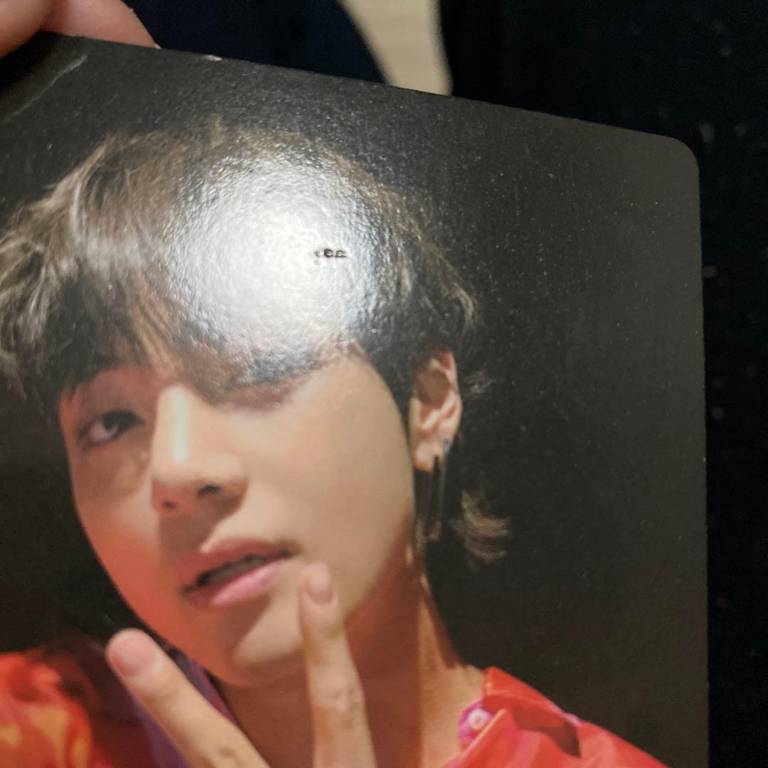 防弾少年団　BTS  テテ　V サイン　直筆　公式トレカ