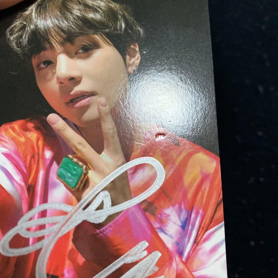 防弾少年団　BTS  テテ　V サイン　直筆　公式トレカ