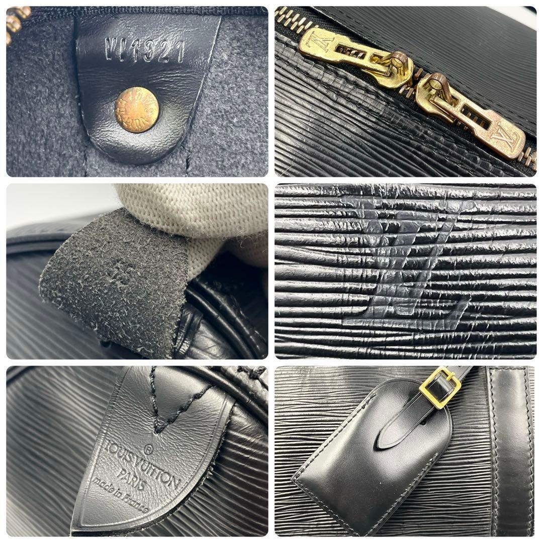 ルイヴィトン キーポル55 ボストンバッグ エピ ブラックM59142