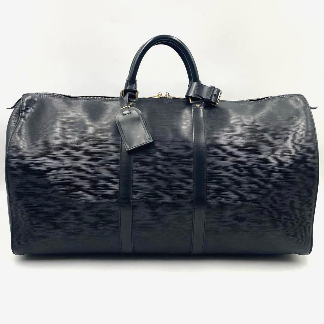 ルイヴィトン キーポル55 ボストンバッグ エピ ブラックM59142