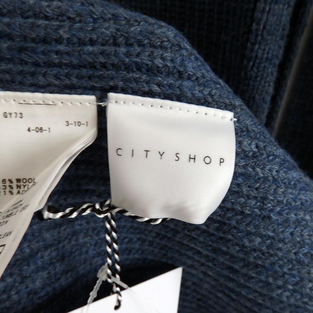 【新品】定価22,000円　CITYSHOP　KNIT LONG CAPE