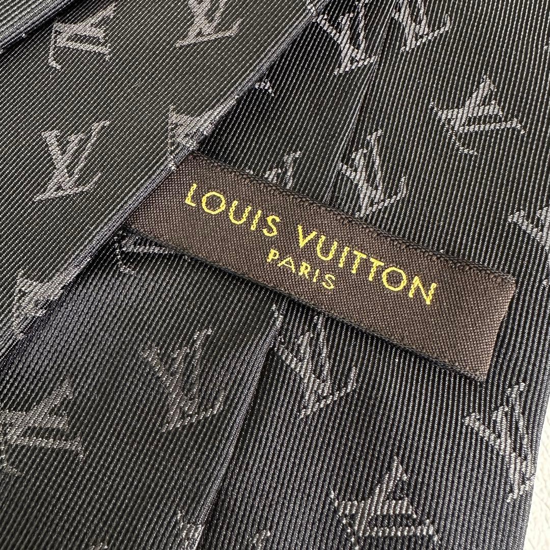 LOUIS VUITTON ルイヴィトン ネクタイ モノグラム 総柄 シルク