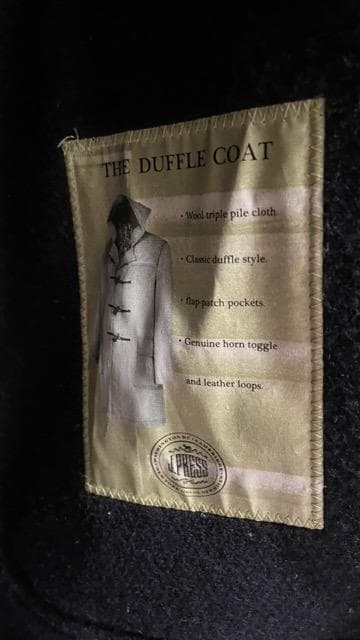 【美品】J.PRESS ダッフルコート M ネイビー