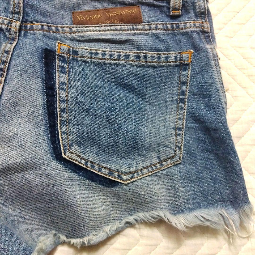 ヴィヴィアン ウエストウッド アングロマニア デニム ショートパンツ М y2k
