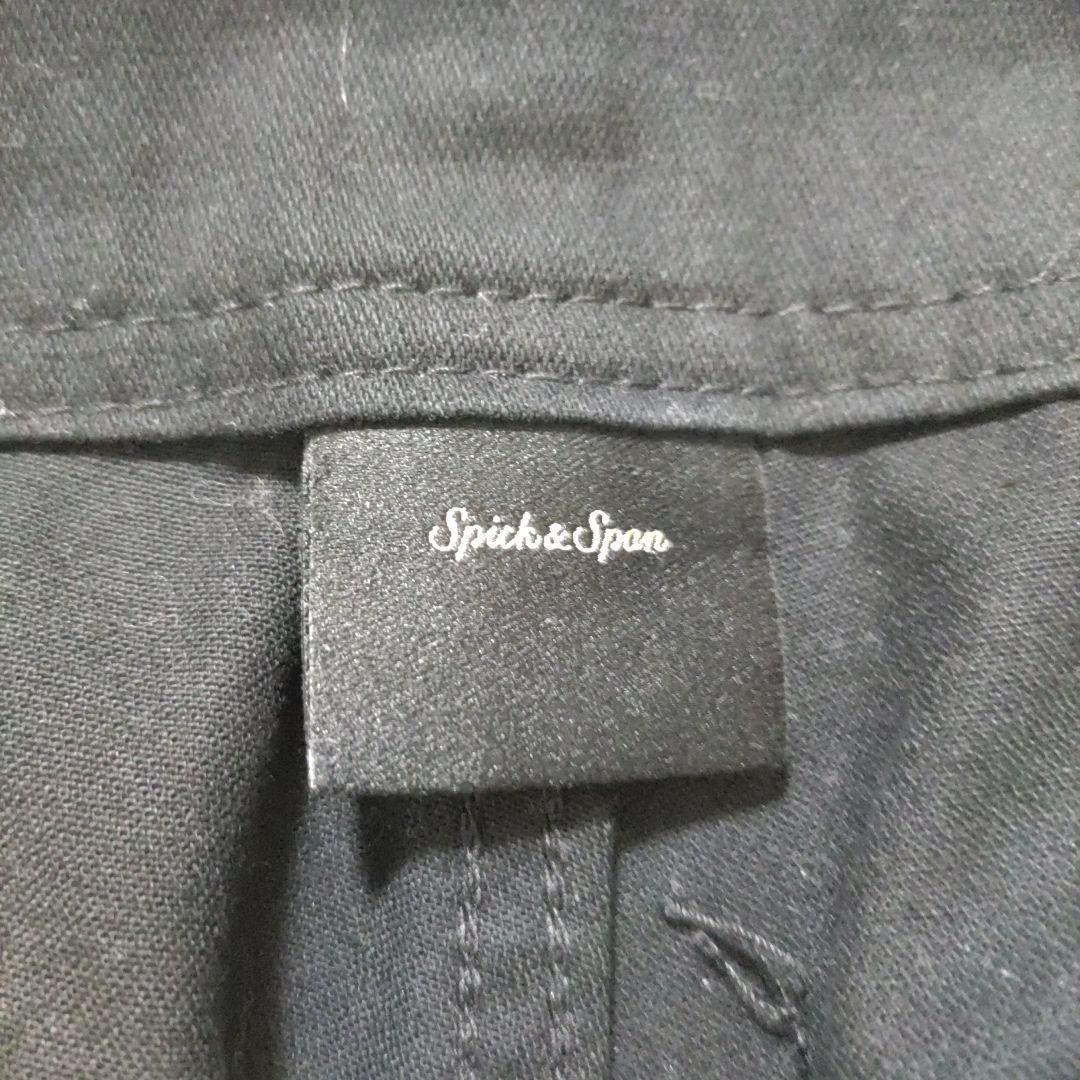 【美品】 スピックアンドスパン ルーズベイカーパンツ ブラック