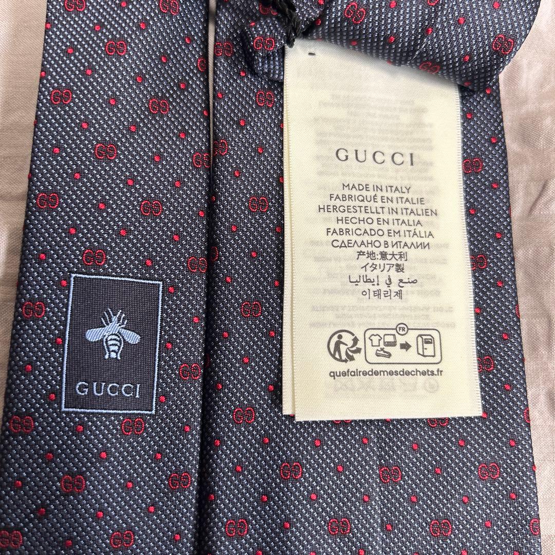 GUCCI ドット柄 風ネクタイ タグ付き