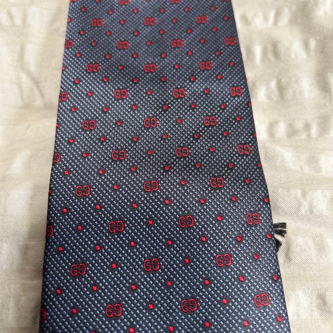 GUCCI ドット柄 風ネクタイ タグ付き