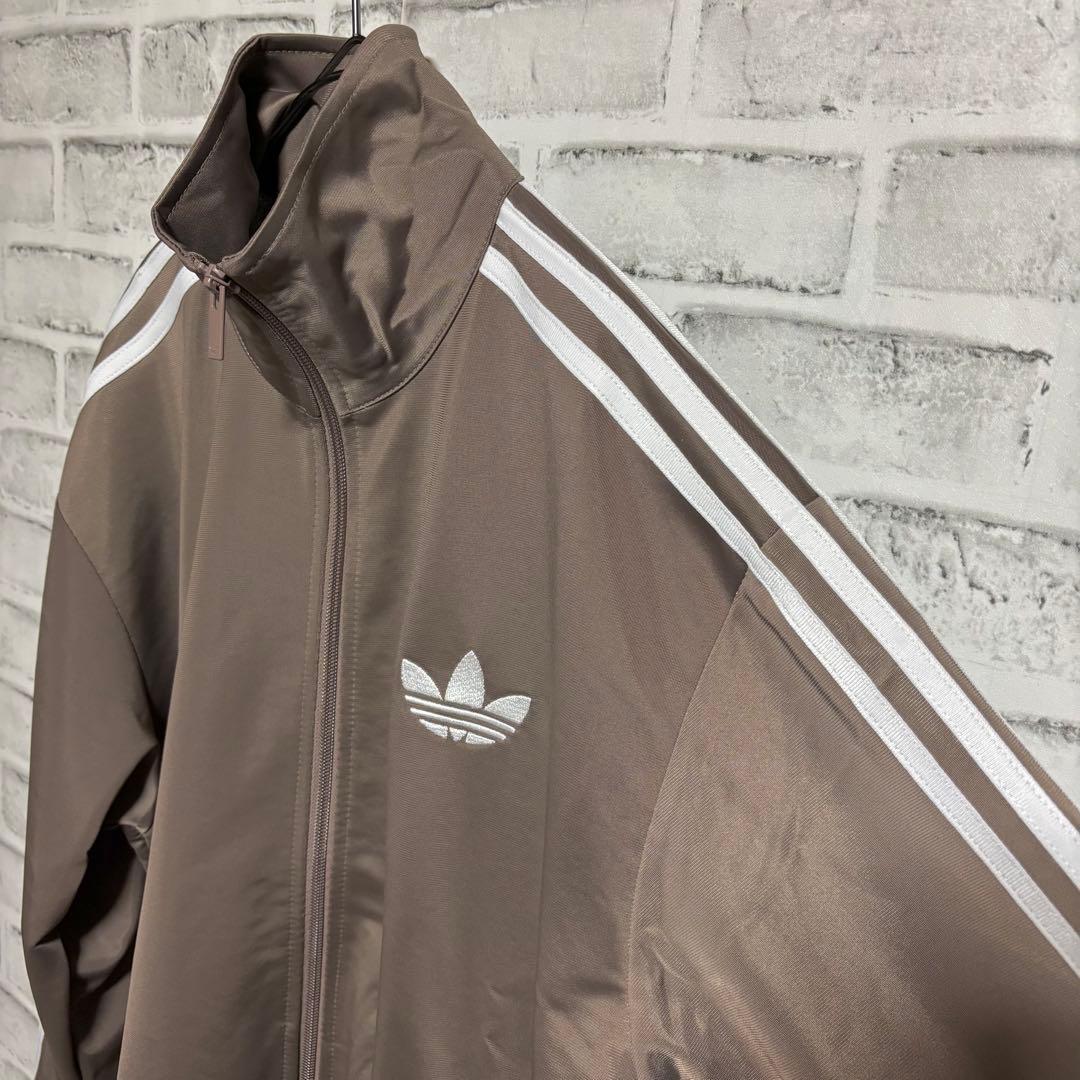 新品M⭐️adidas スナイデル トラックジャケット モカブラウン×ホワイト