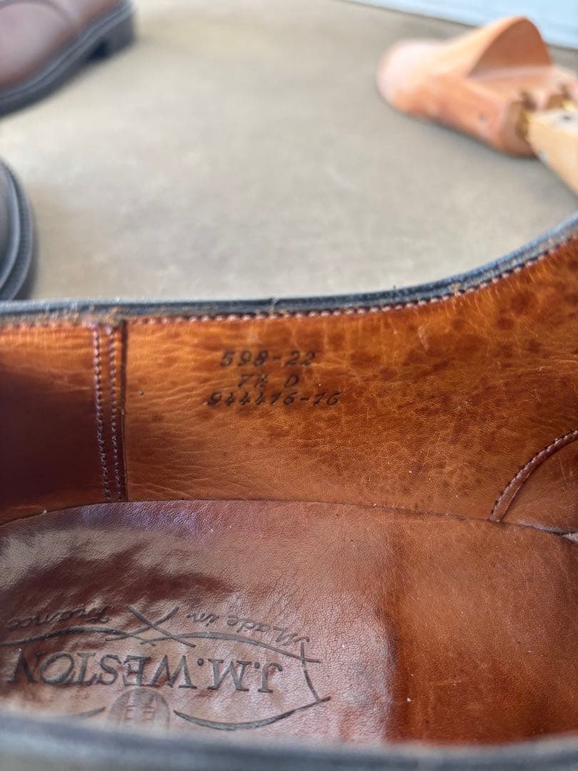 JM Weston ハーフハント　ブラック　7 1/2