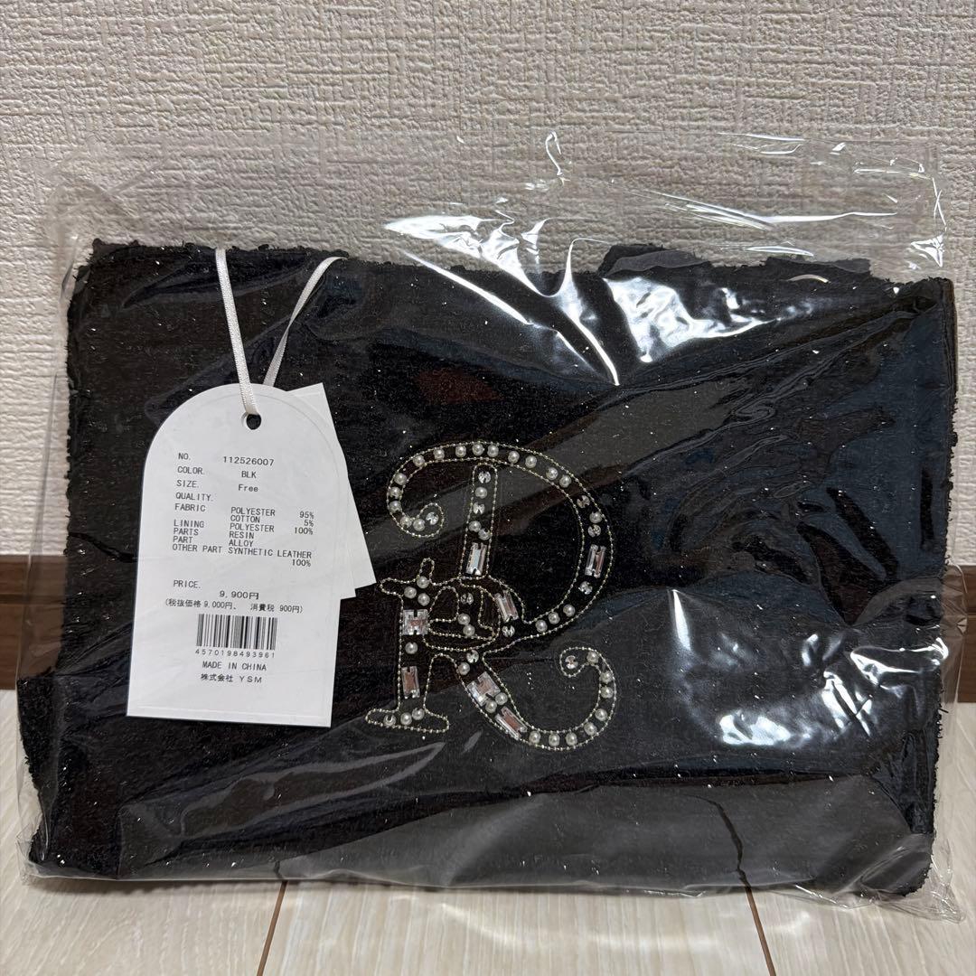 Darichダーリッチ DRビジューミニトートバッグ①　ブラック