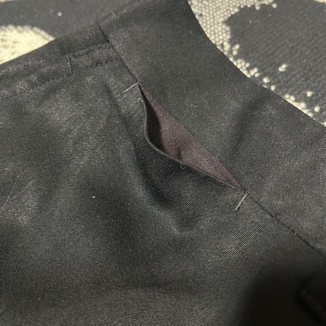 50s 60s ブラック レーヨン ギャバジン スラックス ヴィンテージ 黒