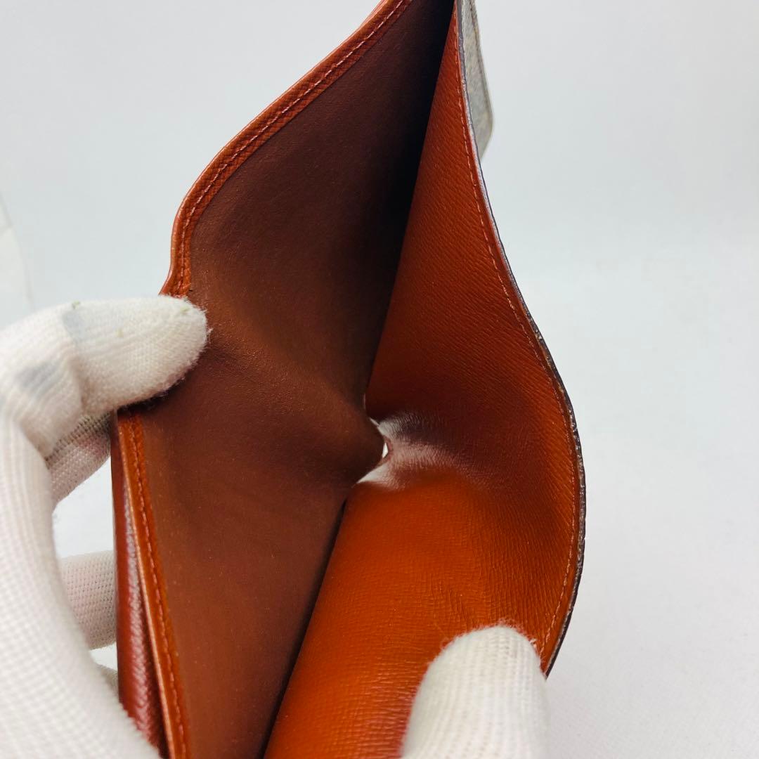 ルイヴィトン モノグラム ポルトフォイユ マルコ　二つ折り財布 茶色 789