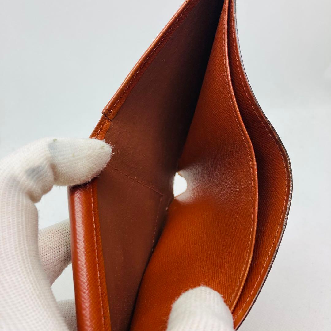 ルイヴィトン モノグラム ポルトフォイユ マルコ　二つ折り財布 茶色 789