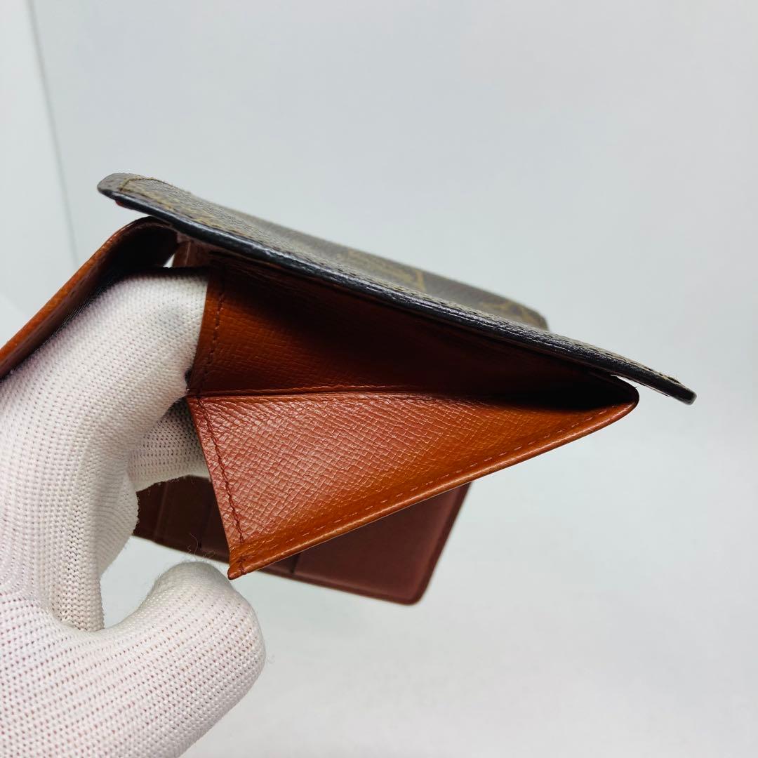 ルイヴィトン モノグラム ポルトフォイユ マルコ　二つ折り財布 茶色 789