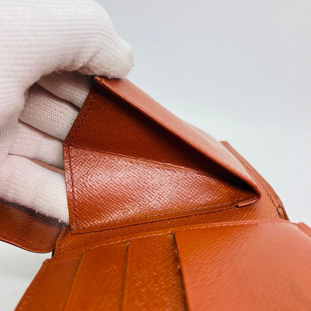 ルイヴィトン モノグラム ポルトフォイユ マルコ　二つ折り財布 茶色 789