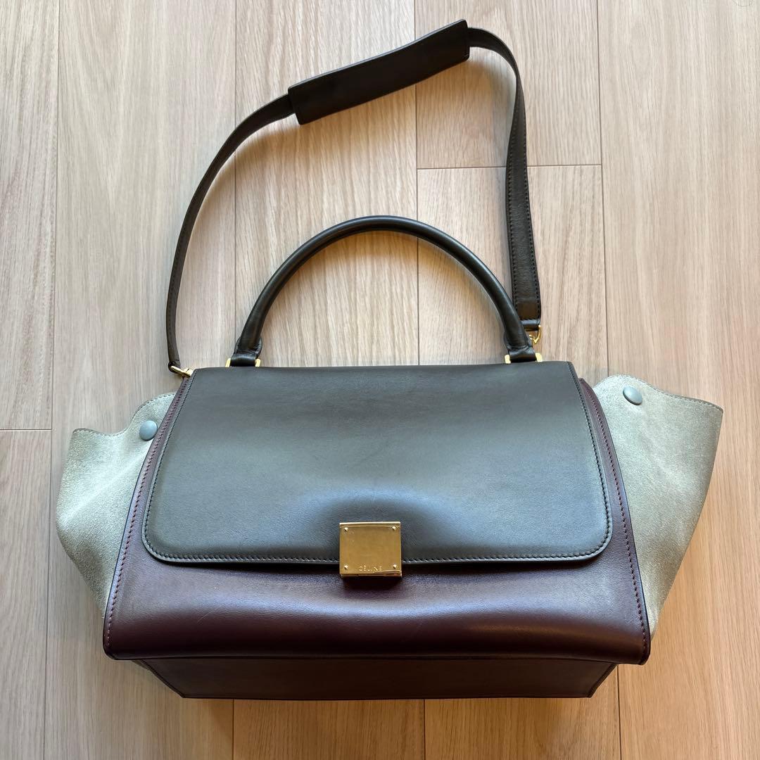 CÉLINE トラペーズ 2WAYバッグ