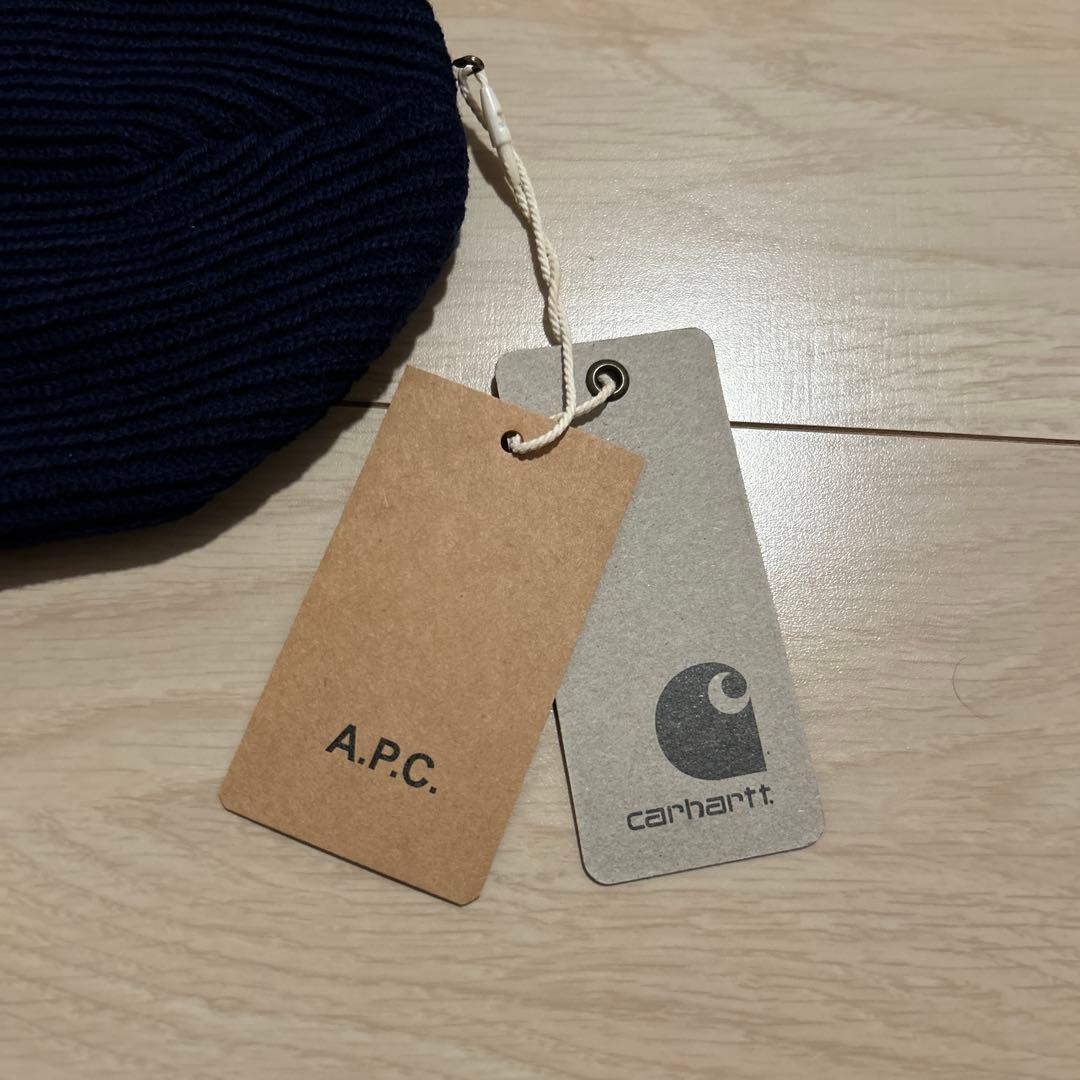 まーくん　A.P.C × carhartt コラボビーニー　ニット帽