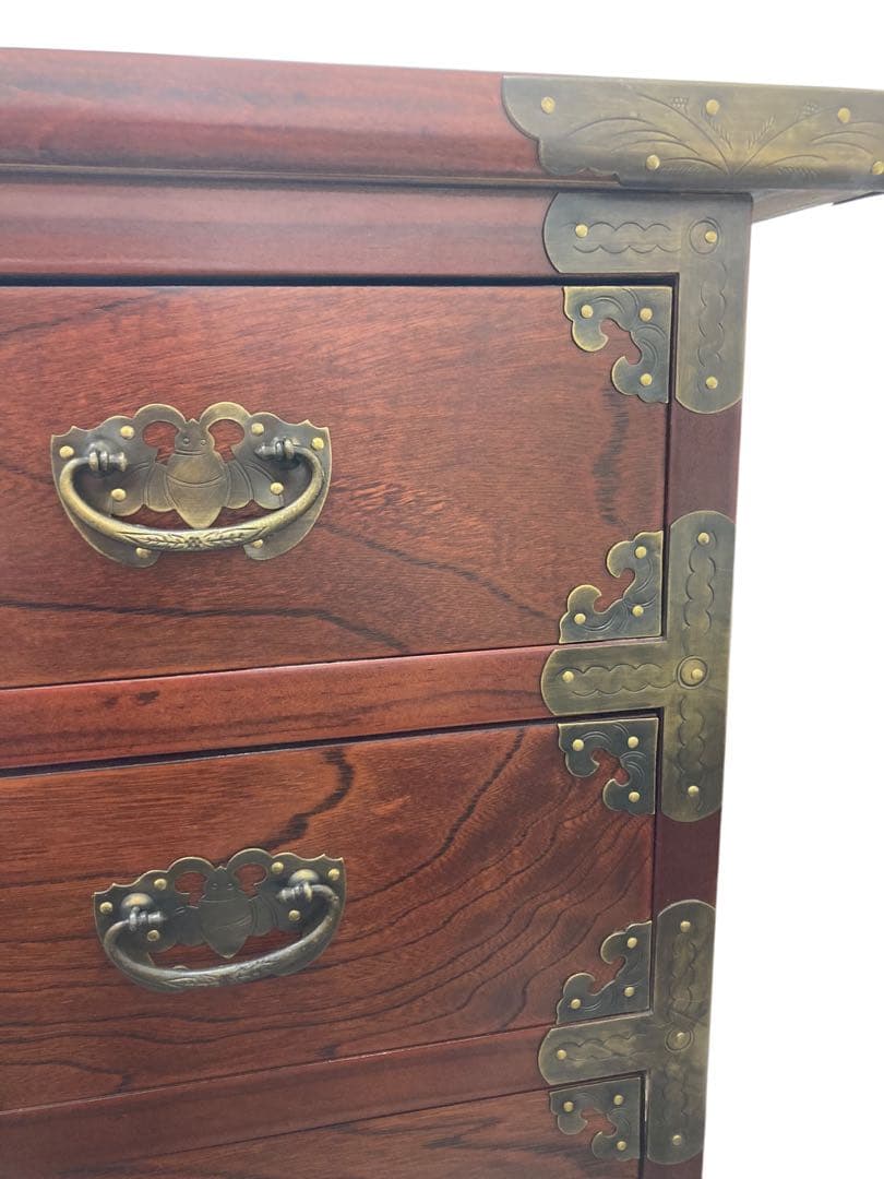 李朝デザイン家具　小引き出し アンティーク 5段チェスト