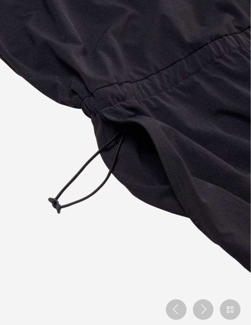 ノースフェイス　サロペットL ミックスチャコール