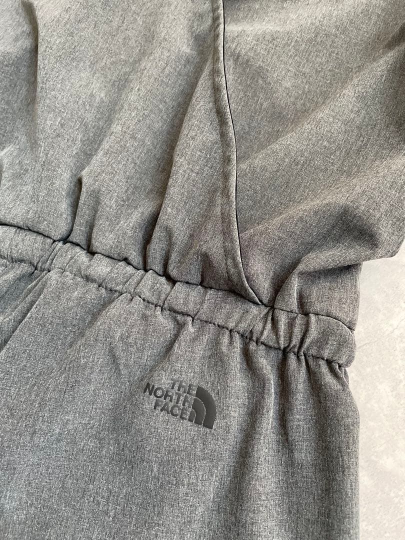 ノースフェイス　サロペットL ミックスチャコール