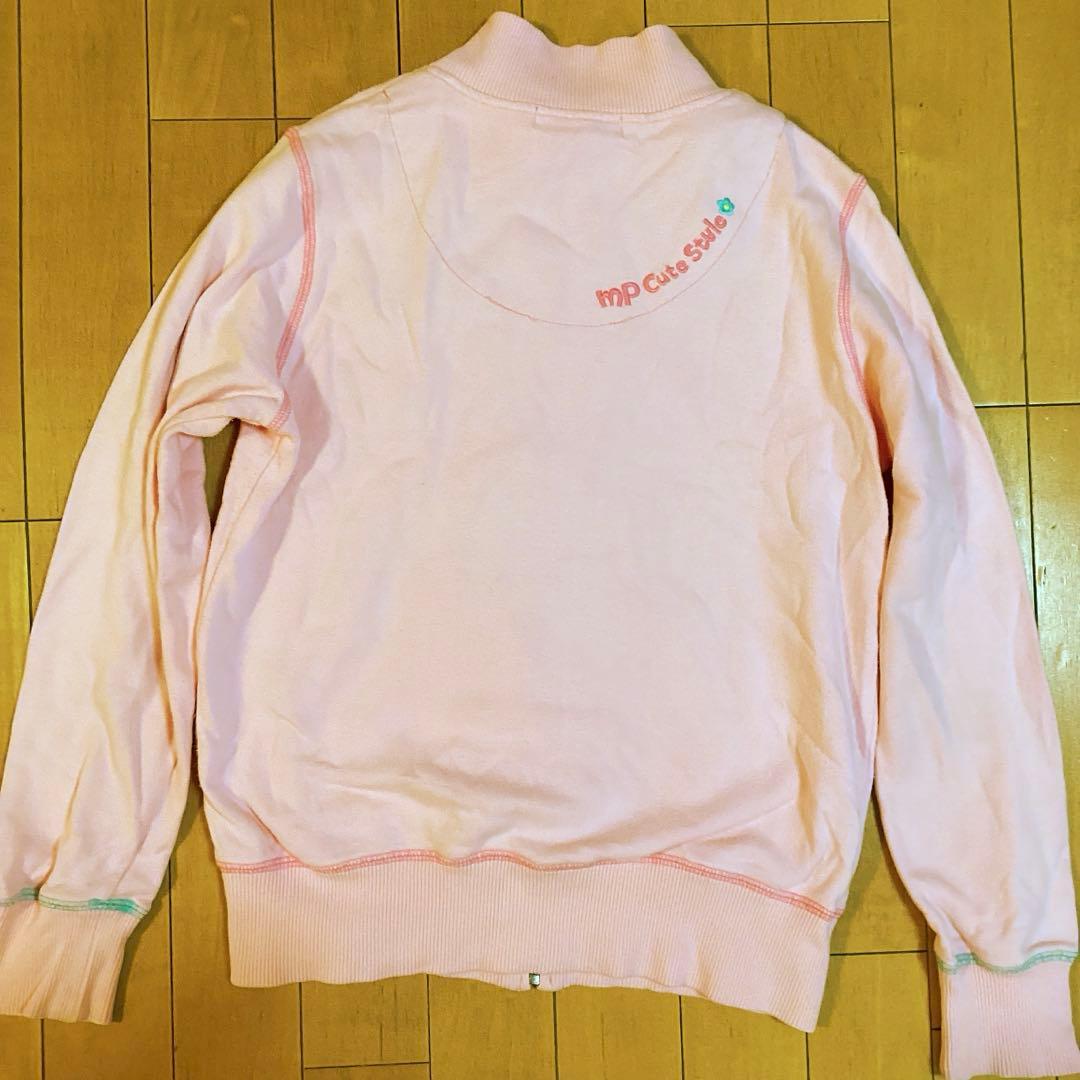 メゾピアノ ベリエちゃん ジップアップ ジャケット 150 刺繍 平成レトロ