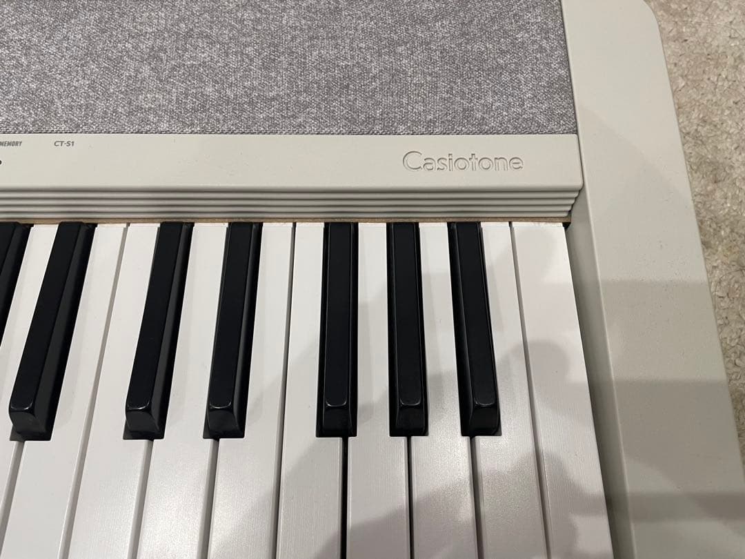 Casiotone CT-S1 WE カシオトーン 61鍵キーボード ホワイト