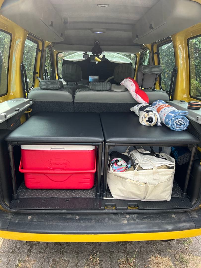 コカングー　車中泊　ベット　自作