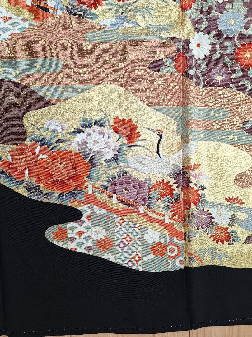 着物リメイクワンピース3691