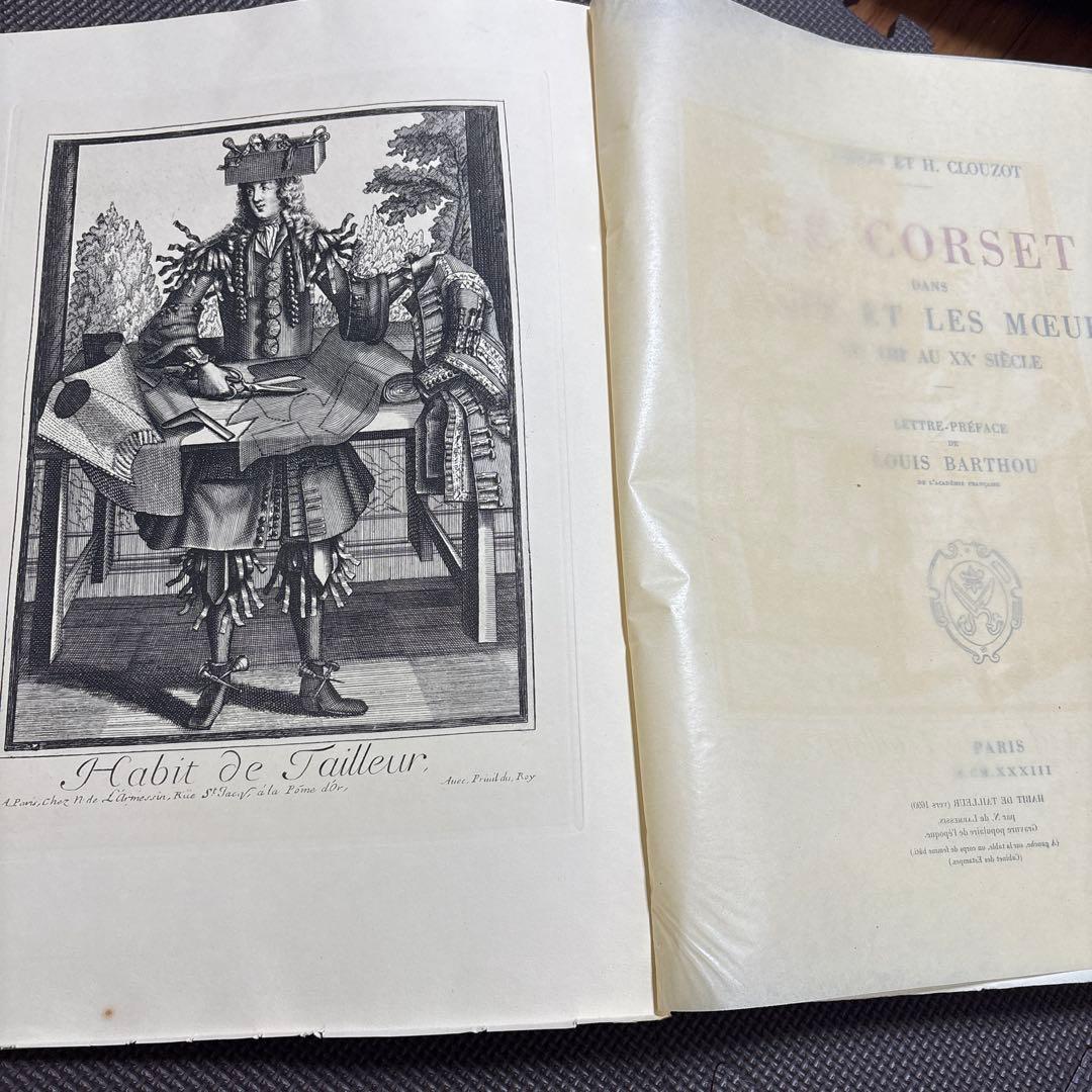 洋書 LE CORSET Louis Barthe