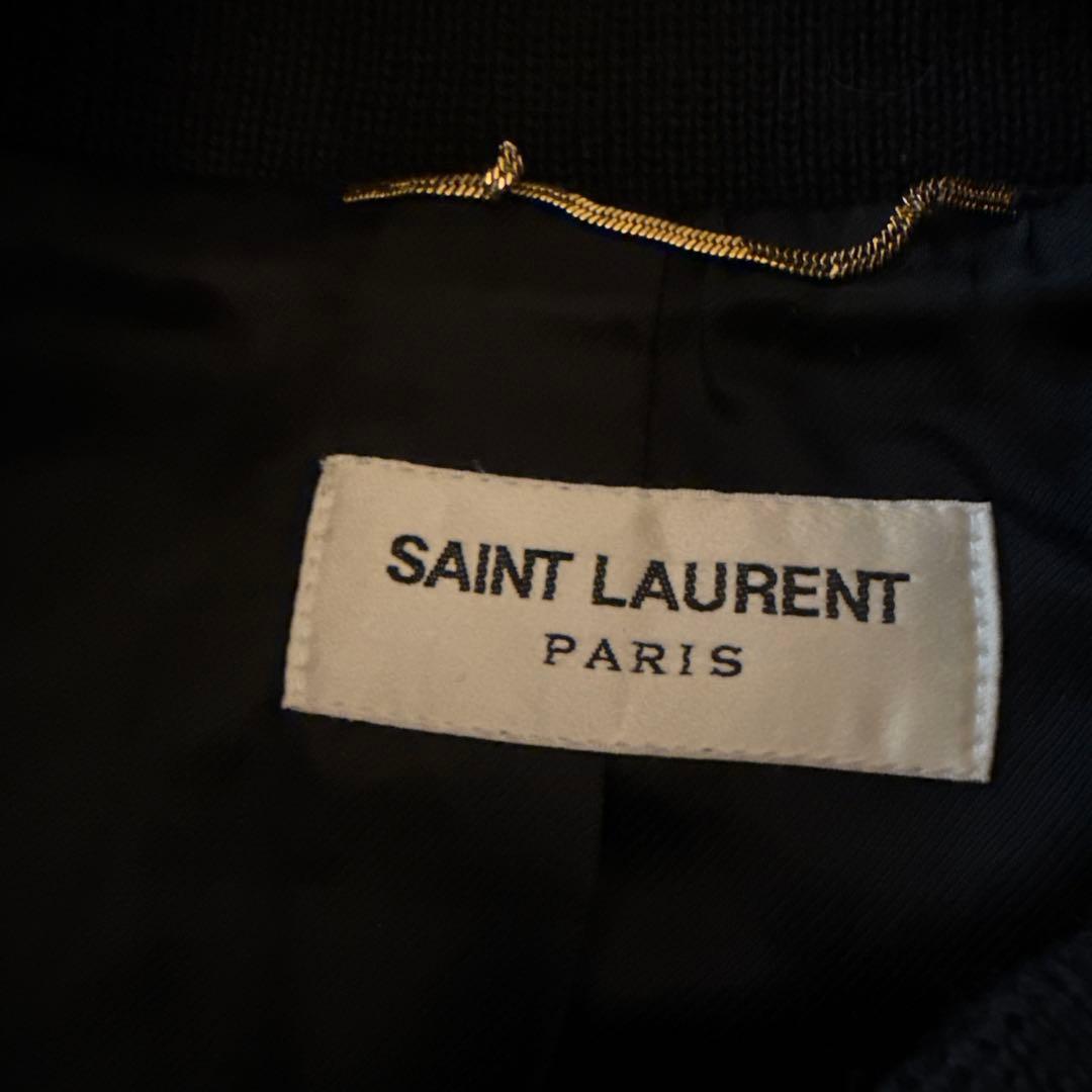 美品！サンローラン テディジャケットレディースサイズ36ブラック