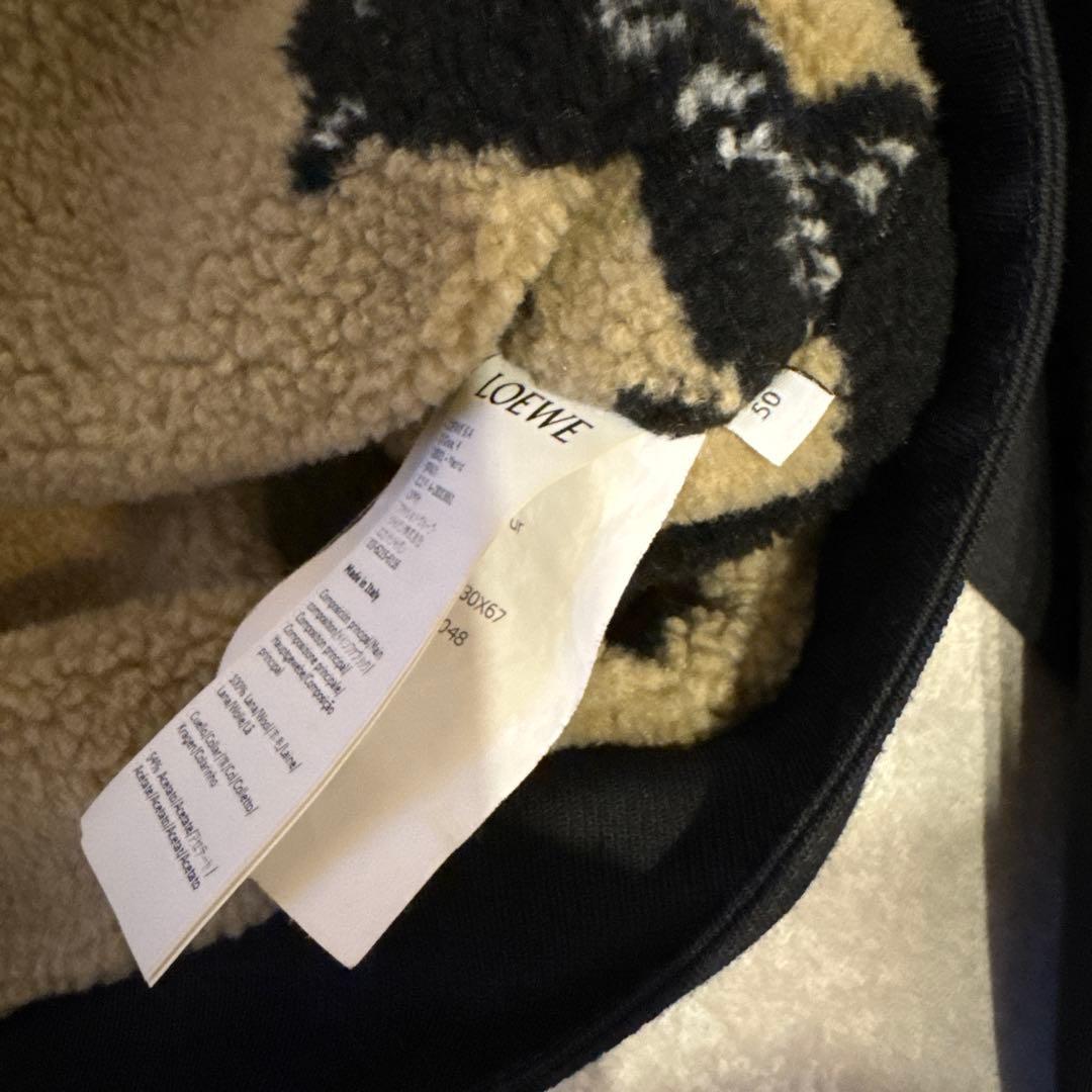 LOEWE ブラック アニマルジャケット　Nissy 永瀬廉　山田涼介　着用